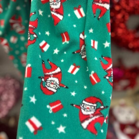 Jammies Ladies Med Red Long Sleeeve " I KNow Santa" - Picture 5 of 6